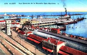 Alger - Vue Generale Nouvelle Gare Maritime